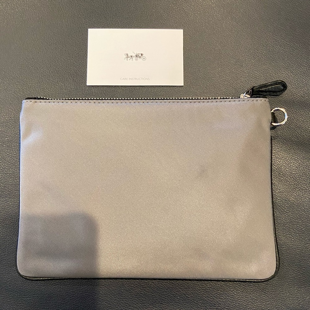 SOLD ON MERCARI Coach Pouch Duo in Leather & Nylon - Picture 6 of 10